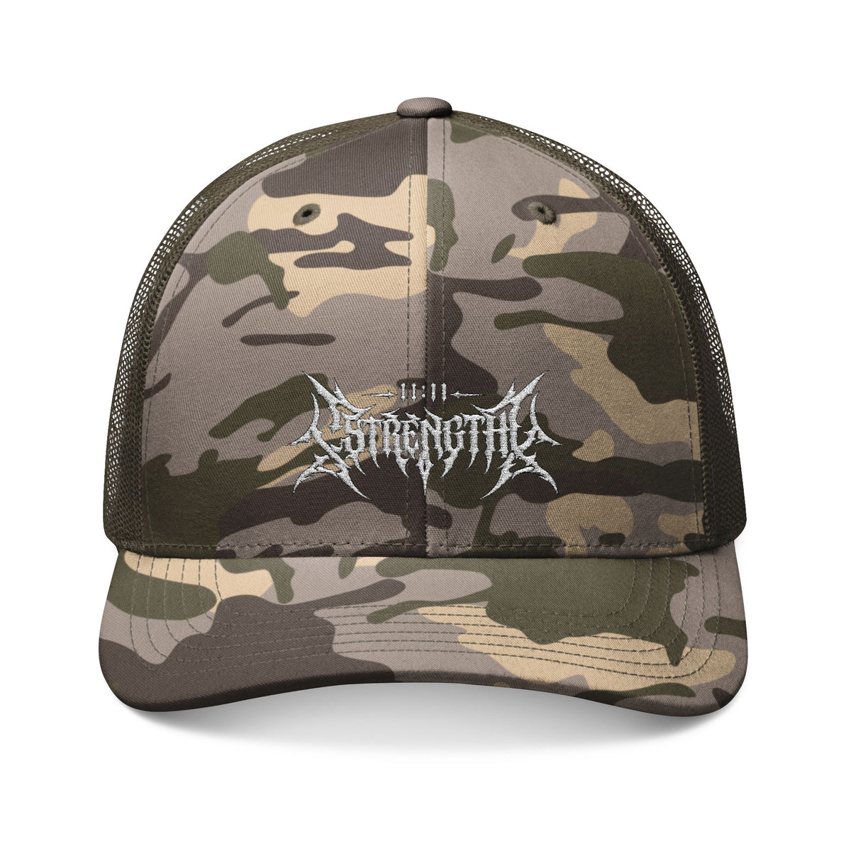 11:11 Strength Camo Trucker Hat