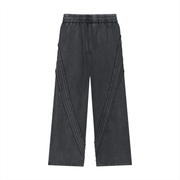Ryū Skull Raw-Edge Sweatpants
