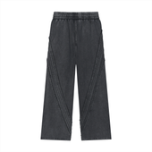 Ryū Skull Raw-Edge Sweatpants