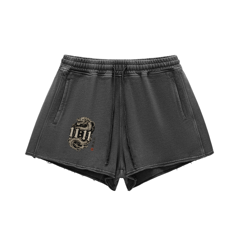 Ryū Snow Raw-Edge Shorts