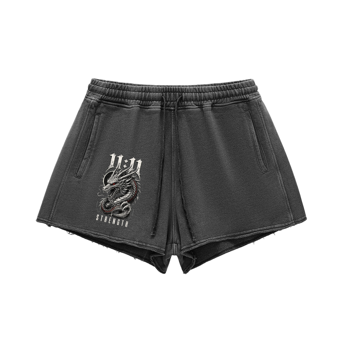 Ryū Snow Raw-Edge Shorts
